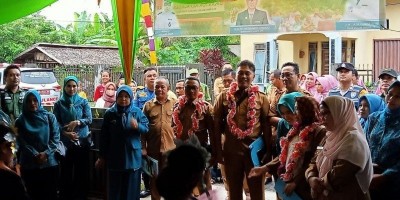 Lomba Desa Tingkat Kabupaten Muaraenim, Tim Penilai Langsung Tinjau Desa Midar Kecamatan Gelumbang