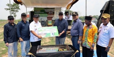 PLTS Irigasi Bukit Asam (PTBA) Sejahterakan Petani di Lampung Tengah.