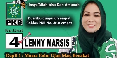 Lenny Marsis Binti Almarhum Baharudin Tanjung Serian Maju Pada Pileg 2024 Mendatang.