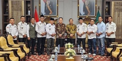 Pj Gubernur Sumsel Dr. Agus Fathoni, M.Si di damping Kajati Sumsel Dr. Yulianto, S.H, M.H Undang Jajaran Pengurus APDESI Sumsel