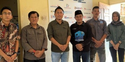 Hari Pers Nasional, PT. HBAP Sambangi Sekretariat DPC PJS Muara Enim.