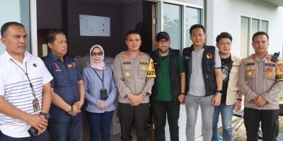 Kapolres Muara Enim melakukan Monitoring PPK di Kecamatan Muara Enim dan Lawang Kidul.