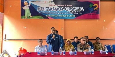 PT. Bukit Asam, Tbk. Gelar Khitanan Massal Gratis di 5 Kecamatan.