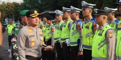 Kapolres Muara Enim Pimpin Gelar Operasi Keselamatan Musi 2024.