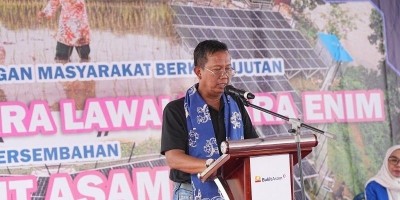 Bukit Asam (PTBA) Gencar Bangun PLTS untuk Pertanian.