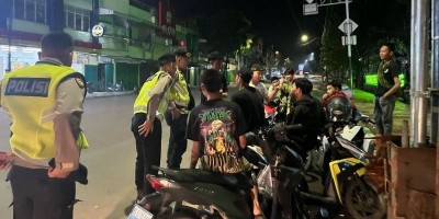 Razia Gabungan dan Patroli Skala Besar Polres Muara Enim, POM AD dan Pol PP  Menjelang Bulan Ramadhan.