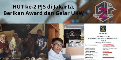 HUT ke-2 PJS di Jakarta, Berikan Award dan Gelar UKW.