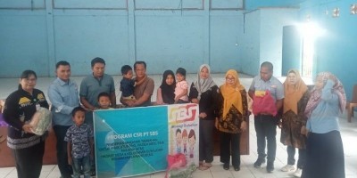 PT SBS Bersama Dinas Kesehatan Muara Enim Gelar Kegiatan PMT.