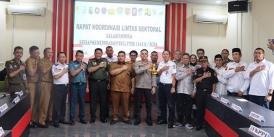 Polres Muara Enim Gelar Rapat Koordinasi Lintas Sektoral Kesiapan Operasi Ketupat Musi 2024.