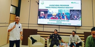 Dirut PT SBS Dukung Kejaksaan Negri Muara Enim Lindungi Pekerja Rentan.