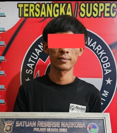 Polres Muara Enim Berhasil Tangkap Pelaku Penyalahgunaan Narkoba