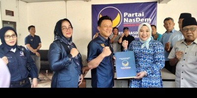 Mantapkan Berpasangan di Pilkada Lahat, Berikut Harapan Lidyawati Cik Ujang - Haryanto di Partai Nasdem.