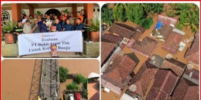 Bukit Asam (PTBA) Salurkan Bantuan Untuk Korban Banjir di OKU.