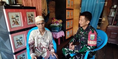 Babinsa Seleman Lakukan Komsos Dengan Warga Binaan, Himbau Jaga Kebersihan