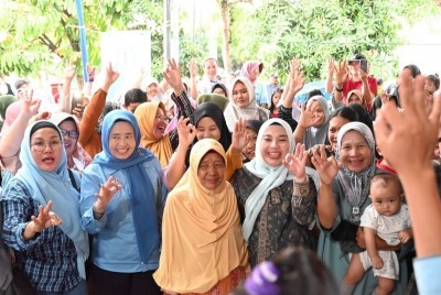 Kampanye di Lahat Selatan, Program Hj Lidyawati Begitu Melekat di Hati