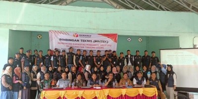 Hadiri Bimtek PTPS, Babinsa Tanjung Karangan Pastikan Pilkada Berjalan Aman