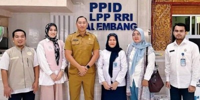 Dinas Komunikasi, Informatika, Statistik dan Persandian Kabupaten Muara Enim Kunjungi Lembaga Penyiaran Publik.